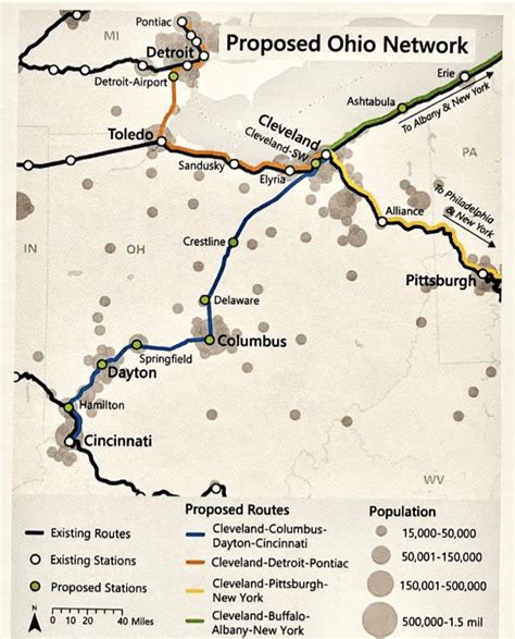 Map of Proposed Amtrak Expansion in Ohio : r/Amtrak