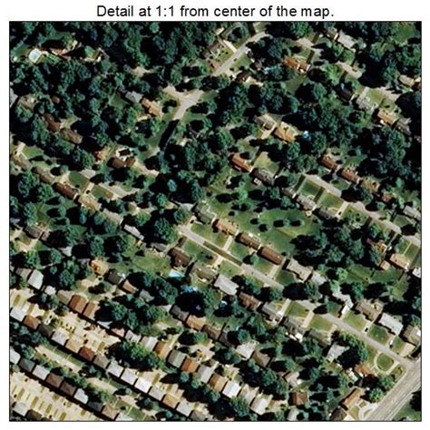 Aerial Photography Map of Lakeshire, MO Missouri