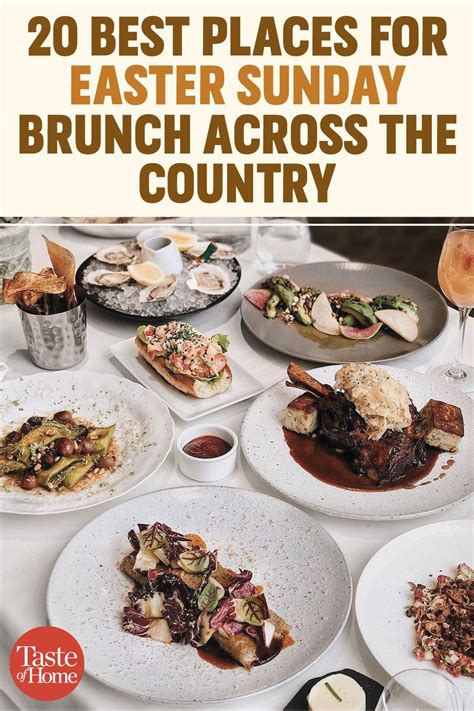 20 Best Places for Easter Sunday Brunch in the US | Easter sunday brunch, Brunch, Sunday brunch