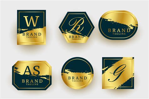 Luxury gold logos Elegant emblem monogram luxury logo | Etsy