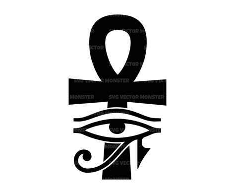 Ankh Symbol Svg, Eye of Horus Svg, Eye of Ra Svg, Egyptian God Svg. Vector Cut File Cricut ...