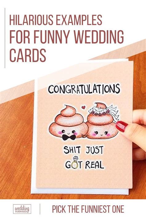 18 hilarious examples for funny wedding cards – Artofit