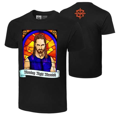 Official WWE Authentic Seth Rollins "Monday Night Messiah" T-Shirt Black Small - Walmart.com ...