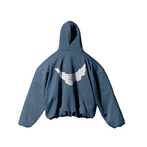 YEEZY x GAP engineered by Balenciaga Dove hoodie Blue - 88YungPlug