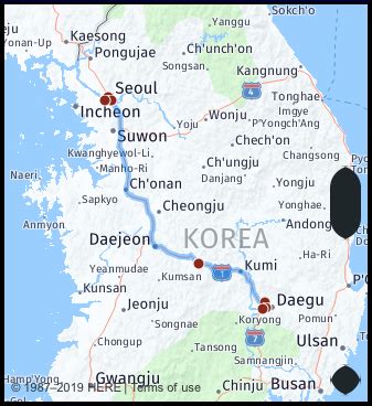 What is the distance from Daegu South Korea to Yongsan South Korea? Google Maps Mileage, Driving ...