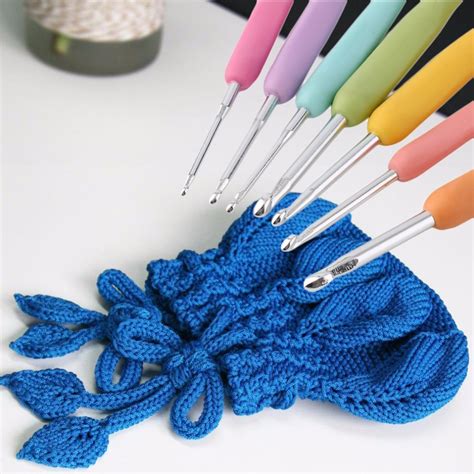 7Pcs-B Soft Grip Smooth finish hook Crochet Hooks Knitting Plastic Weave Craft - Crochet Hooks