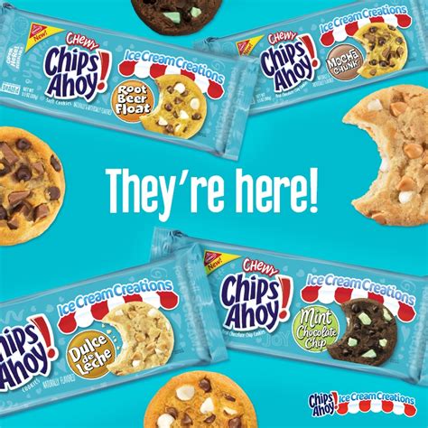 News: Nabisco - New Chips Ahoy Ice Cream Creations Cookies