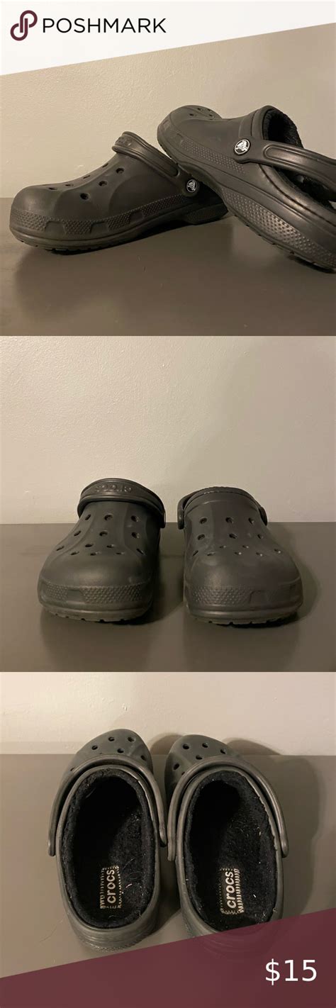 Black fuzzy crocs | Fuzzy crocs, Crocs, Women's crocs