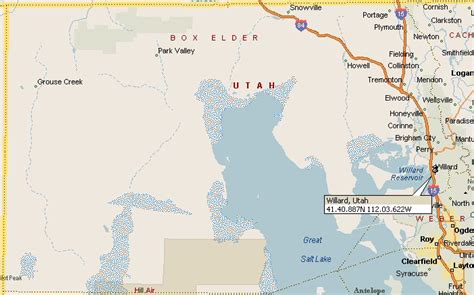 Willard, Utah Map 2