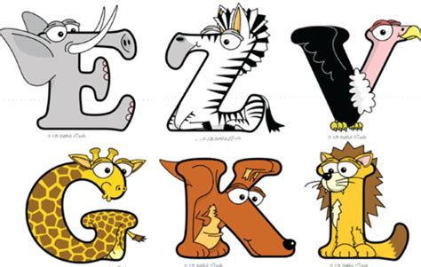 14 Animal Letters Font Images - Animal Letters Alphabet Font Embroidery ...