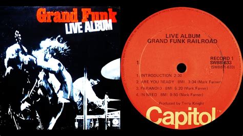 Grand Funk Railroad Live Album, Side 1 of 4, September, 1970 - YouTube