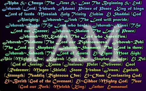 Names of God. The meaning of the different names of… | by The Living ...