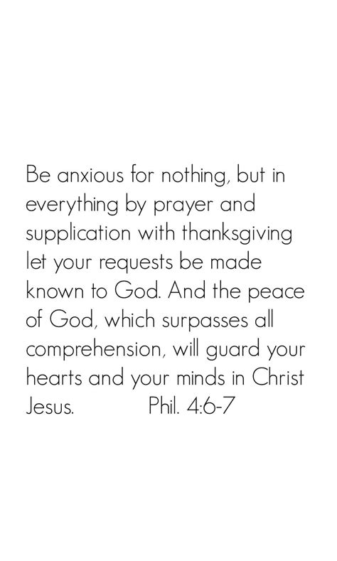 Philippians 4:6-7 Bible Verse iPhone Wallpaper