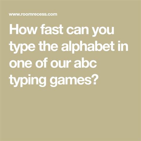 Alpha-Quick Typing Game: Test Your Alphabet Speed!