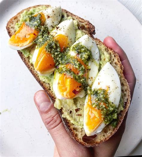 Jammy Egg, Avocado & Pesto Toast - Nourish & Tempt