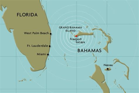 Map Of Freeport Bahamas | Terminal Map