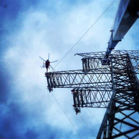 Power Line Construction - Eagle Crane