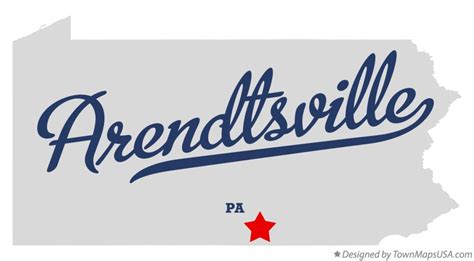 Map of Arendtsville, PA, Pennsylvania