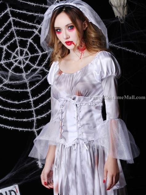 Bloody Ghost Bride Cosplay Halloween Costume - Fancy Costume Mall