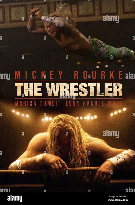 MICKEY ROURKE POSTER, THE WRESTLER, 2008 Stock Photo - Alamy