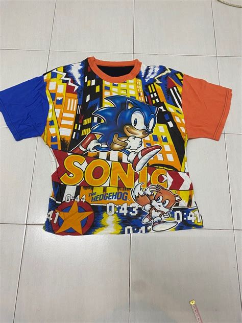 Sonic hedgehog full print kids shirt, Babies & Kids, Babies & Kids ...