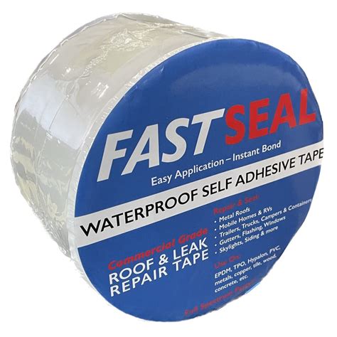 FastSeal Waterproof Roof Leak Repair Tape - White 4" – Automotive Authority