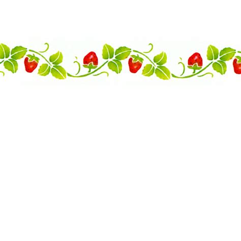 Strawberry Vine Border - Cliparts.co