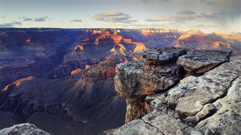 nature, landscape, canyon, rocks, clouds, sky, valley, Grand Canyon ...