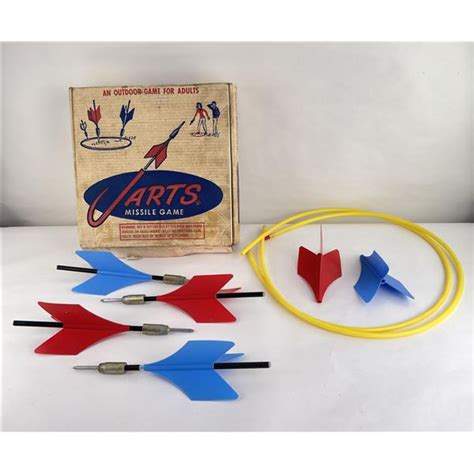 Vintage Jarts Lawn Darts Game