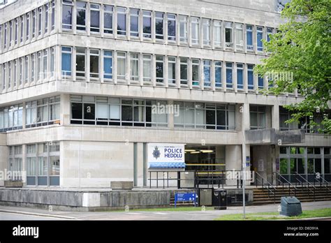 Cardiff Central police station Stock Photo - Alamy