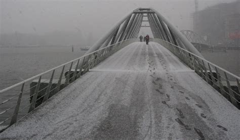 Snow on a bridge Free Photo Download | FreeImages