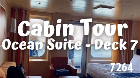 CARNIVAL RADIANCE OCEAN SUITE CABIN TOUR | STATEROOM 7264 | CATEGORY OS - YouTube