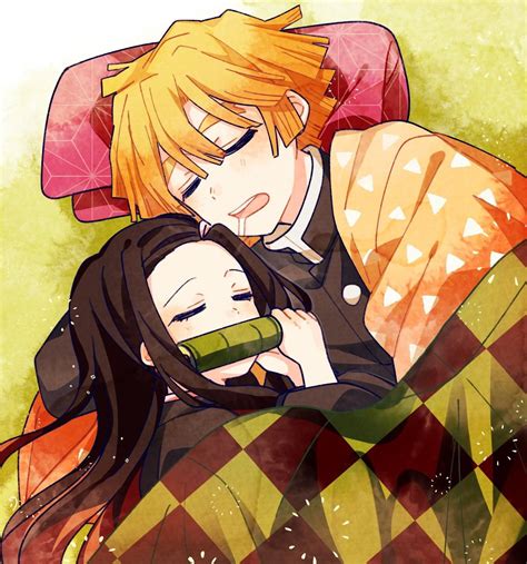 View 24 Zenitsu And Nezuko Fanart Cute