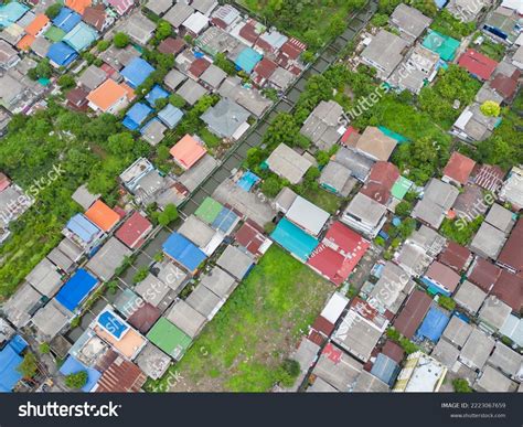 Aerial View Residential Neighborhood Roofs Urban Stock Photo 2223067659 | Shutterstock