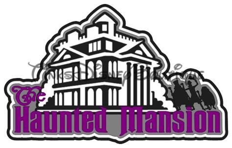 Disney SVG clipart Haunted Mansion Title Disneyland Disney | Etsy