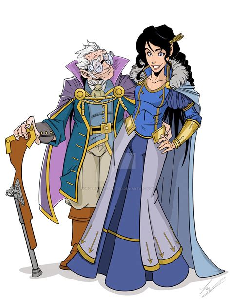 Old Man Percy and Vex Critical Role Fan Art by wonderfully-twisted on DeviantArt