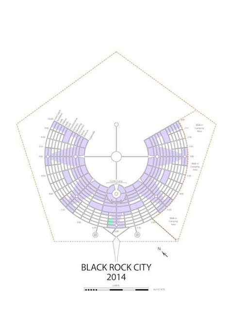 2014 Black Rock City Map | Black rock city, Burning man map, City map