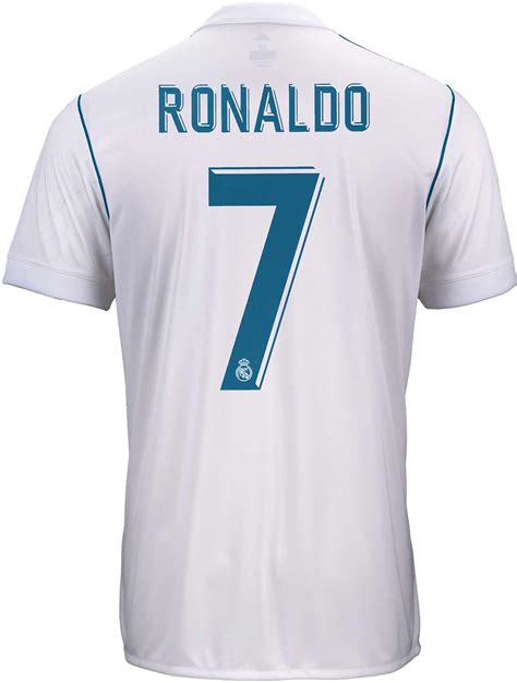 adidas Kids Ronaldo Real Madrid Home Jersey 2017-18