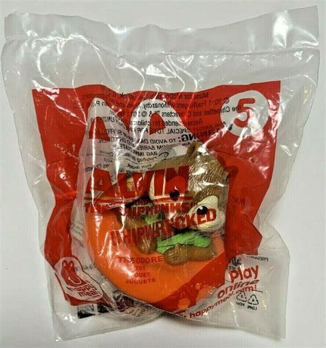 Alvin & the Chipmunks 3 Chipwrecked THEODORE McDonalds Happy Meal Toy ...