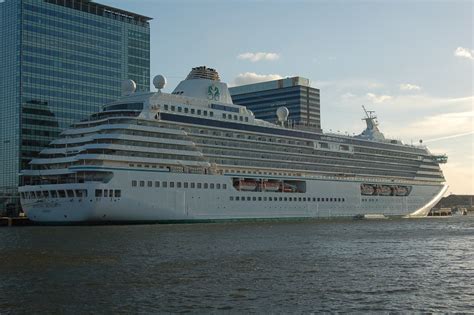 Crystal Serenity cruise ship - Cruise Port Amsterdam