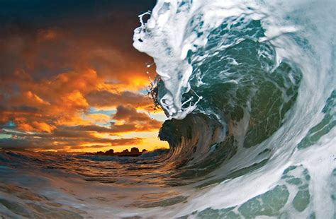 Photographer Dives Into Crashing Waves To Capture Their Raw Power From ...