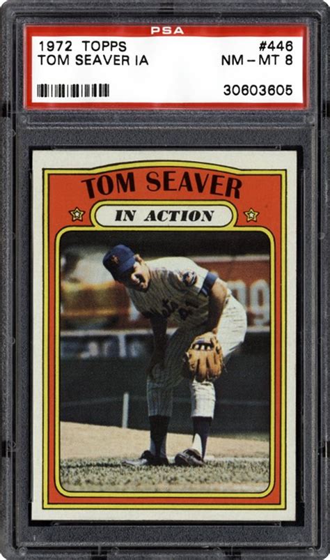 Auction Prices Realized Baseball Cards 1972 Topps Tom Seaver IN ACTION