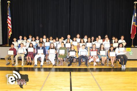 Wallace Middle School holds National Elementary Honor Society induction