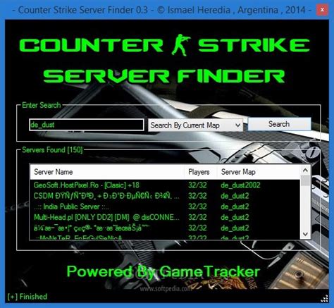 Counter Strike Server Finder Download, Screenshots