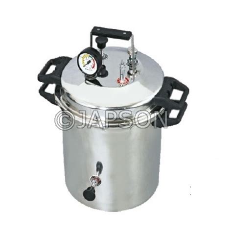 Autoclave, Portable, Stainless Steel, Pressure Cooker Type (Sterilizer Pressure Type ...