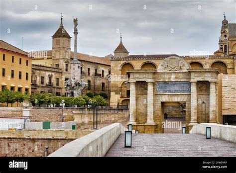 Old Town of Cordoba historic architecture in Spain, Andalusia region ...