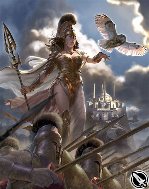 Athena Art - Mobius Final Fantasy Art Gallery | Greek goddess art ...