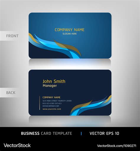 Business card abstract background Royalty Free Vector Image