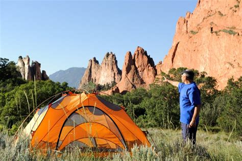 Camping In The Colorado Rocky Mountains Stock Image - Image: 16172323