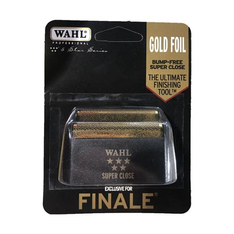 Wahl 5-star Finale Shaver Replacement Foil black-gold-top